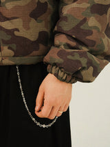 GA Camou Padding Crop Hoody Jumper
