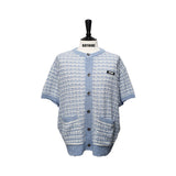 Light Blue Twinkle Short Sleeve Cardigan