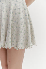 Wave Flare Dress Oatmeal
