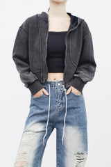 カルタ ヴィンテージカット フード付き ジップアップ