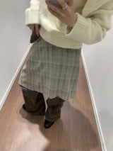 Pitty one-tuck cotton pants (3color)
