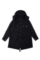 CANTON HOODIE FIELD JACKET BLACK