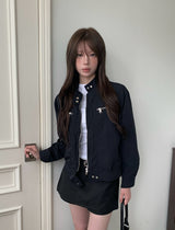 Hank Biker Nylon Windbreaker Jacket