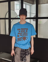 ハウンド スター レタリング オーバー ショートスリーブ Tシャツ