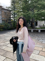 [MADE] Rules Button Henley Neck Knit
