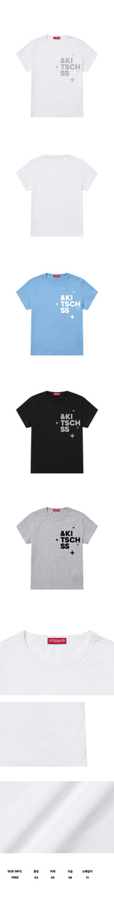 STAR LOGO SLIM STRETCH T-SHIRT (SSSKNK-106)