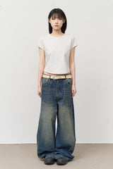 (W) Milk Basic Top
