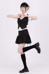 Signature Logo Flare Skirt