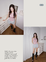 Tiny Unbalanced Sleeveless Strap Top