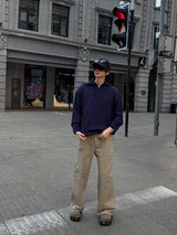 [ASCLO MADE] Nicholson Half Zip Up Knit (3color)