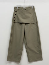 706 Wrap Skirt Balloon Fit Pants