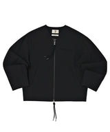 EARTH COTTON Y ZIP-UP JACKET (Black)