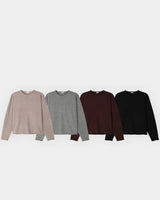 [CROP ITEM] Lams wool crop knit(4color)