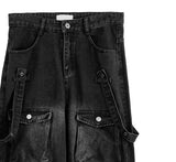 Rogueteen Strap Cargo Denim Pants