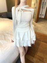1197. Stay multy strap ribbon off T (4color)