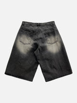 Melan Destroid Bermuda Denim Pants 2C