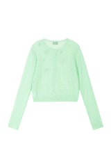 Petal Knit Cardigan [Mint]