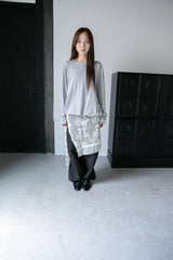 flower layered wrap skirt(2colors)