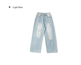 Formyu Damage Denim Washing Wide Pants