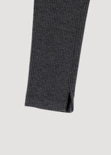 RIB SKINNY PANTS_GREY