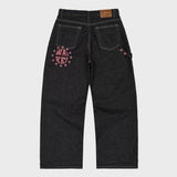 Star Applique Embroidery デニムパンツ