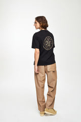 Haand ロゴアートワークTシャツ