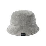24FW ベーシックロゴベロアバケットハット メランジ
