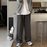 エバーランガーラウンドタックサイドバンディングセミワイドスラックス