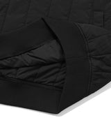 Authentic Logo Quilted Half-Zip Sweatshirt Black