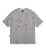 26SS★ Dino Stitch Embroidered Pigment Short Sleeve Tee