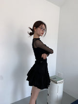 DOT SEE-THROUGH T-SHIRTS