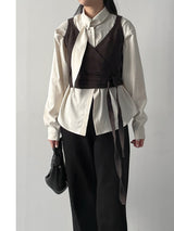 Ale Wrap Knit Bustier