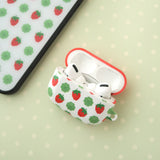 AirPods case - ストロベリーパターン