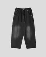 TC パッチワークバンディングデニムパンツ (3C)