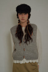 Bonnie Knit Vest [Gray]