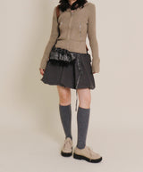 Cush Banding Pumpkin Balloon Mini Skirt