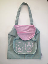 Guinea reversible shoulder bag
