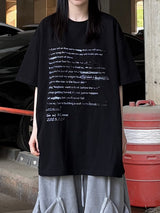 text tenta oversized t-shirt