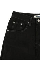 Balloon Pintuck Pants [Black]