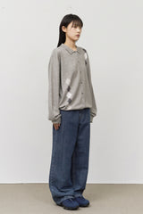 Peace Argyle Collar Cardigan