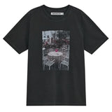 テラスピグメントTシャツ_チャコール