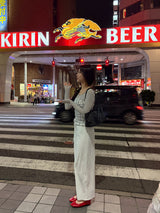 ケビン シースルー Vネック 長袖Tシャツ
