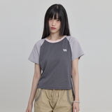 スタードットシャーリングハーフスリーブTシャツ