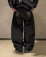 Prime nine wide denim pants