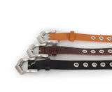 Becca Eyelet Leather Belt