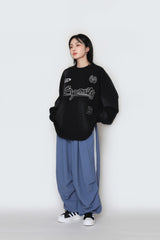 スプレーパッチ長袖Tシャツ
