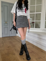 Tetti Strap Cargo Mini Skirt
