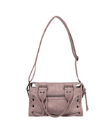 BELTED WASHING LEATHER MINI BAG (BABY PINK) F26QE991