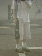 star mesh basketball pants