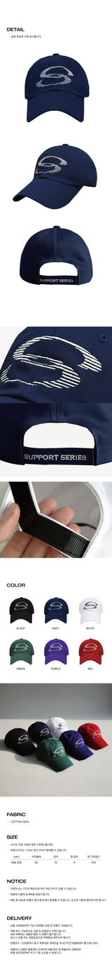 SUPPORT SERIES SPEED LOGO SPORTS CAP NAVY
